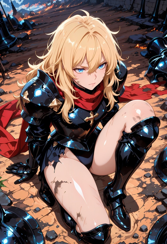 クールでセクシーな女騎士のAIイラスト集 Vol-03【全3巻】