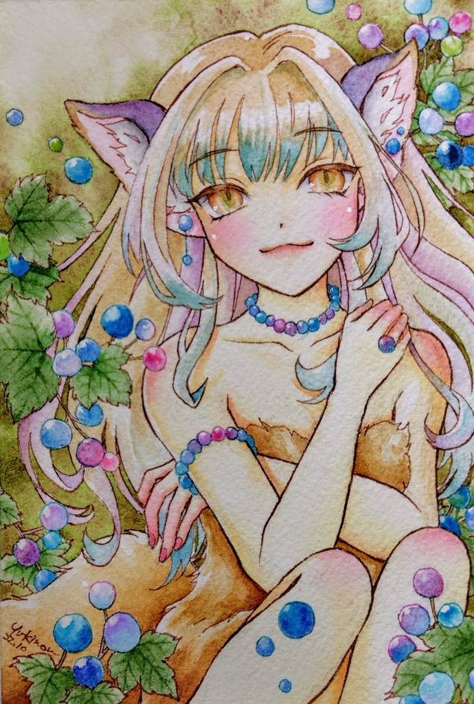 秋のジュエル(フレームレス原画)