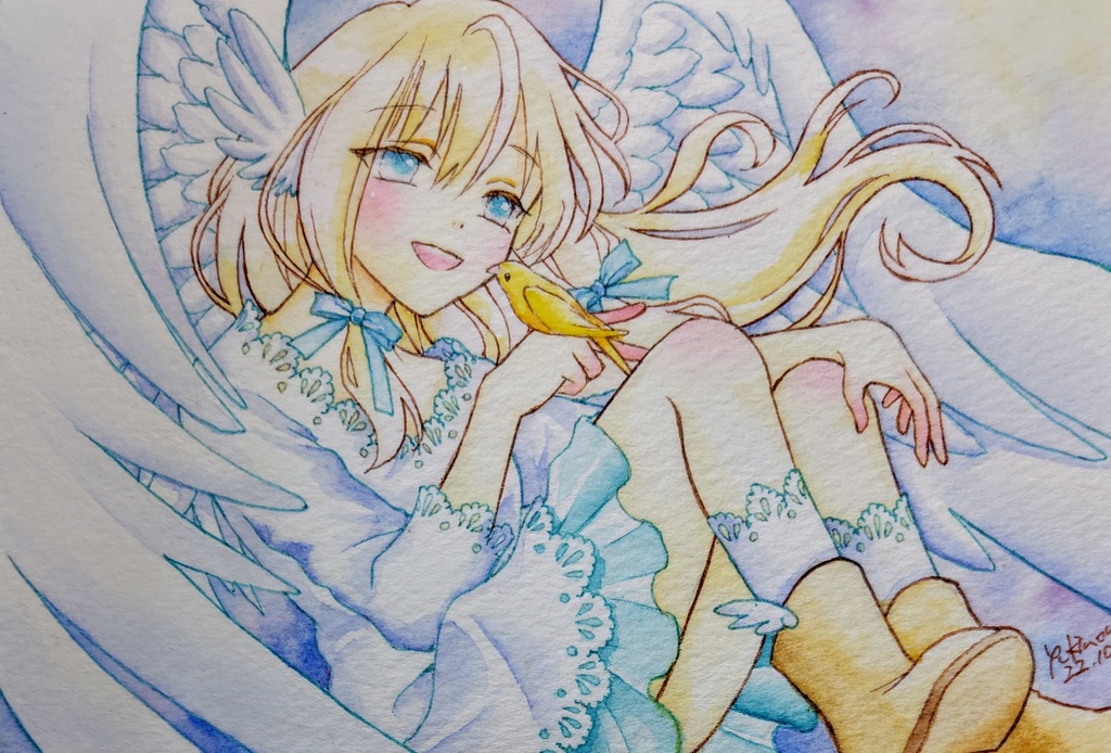 君は僕の小鳥(フレームレス原画)