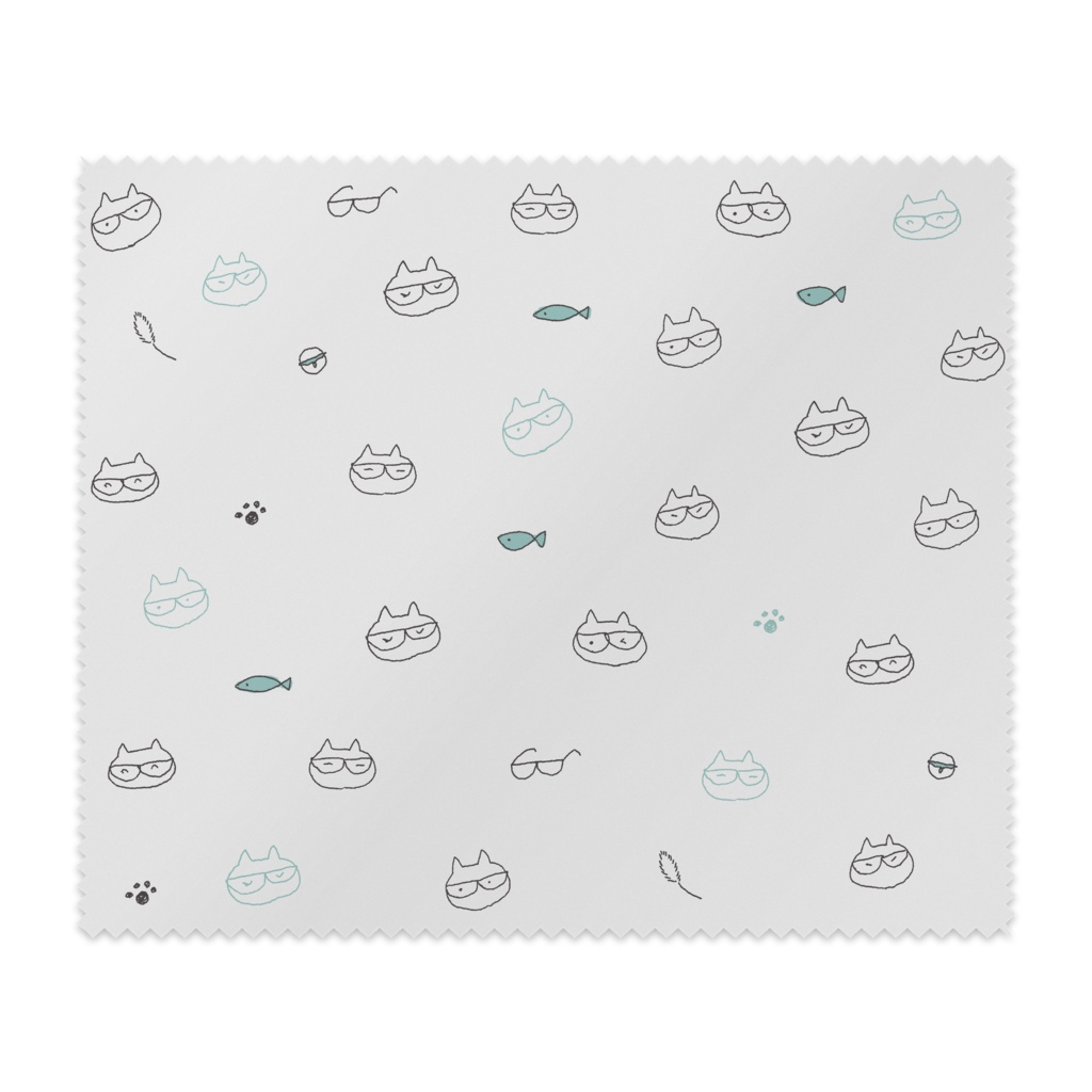 KAISHAINにゃんこ めがね拭き