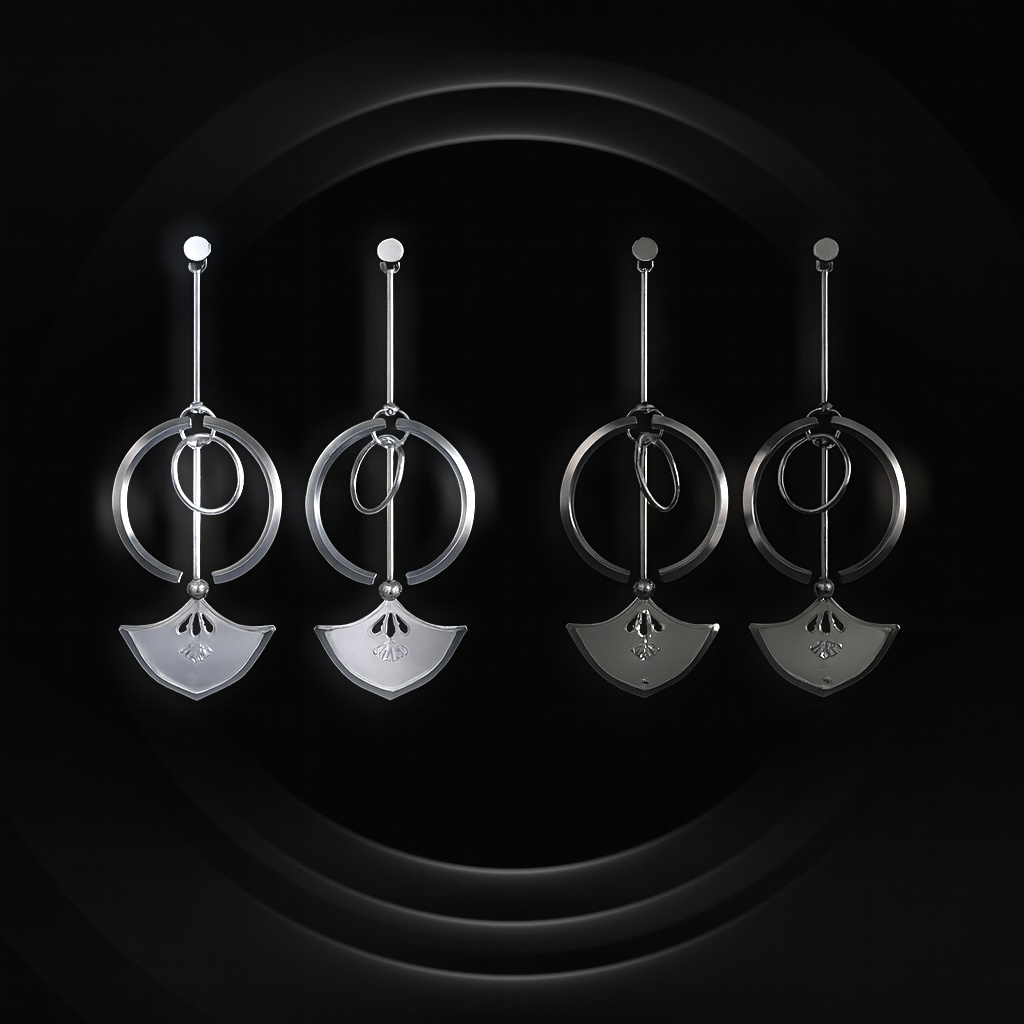 【VRC想定アクセサリー】上弦ピアス