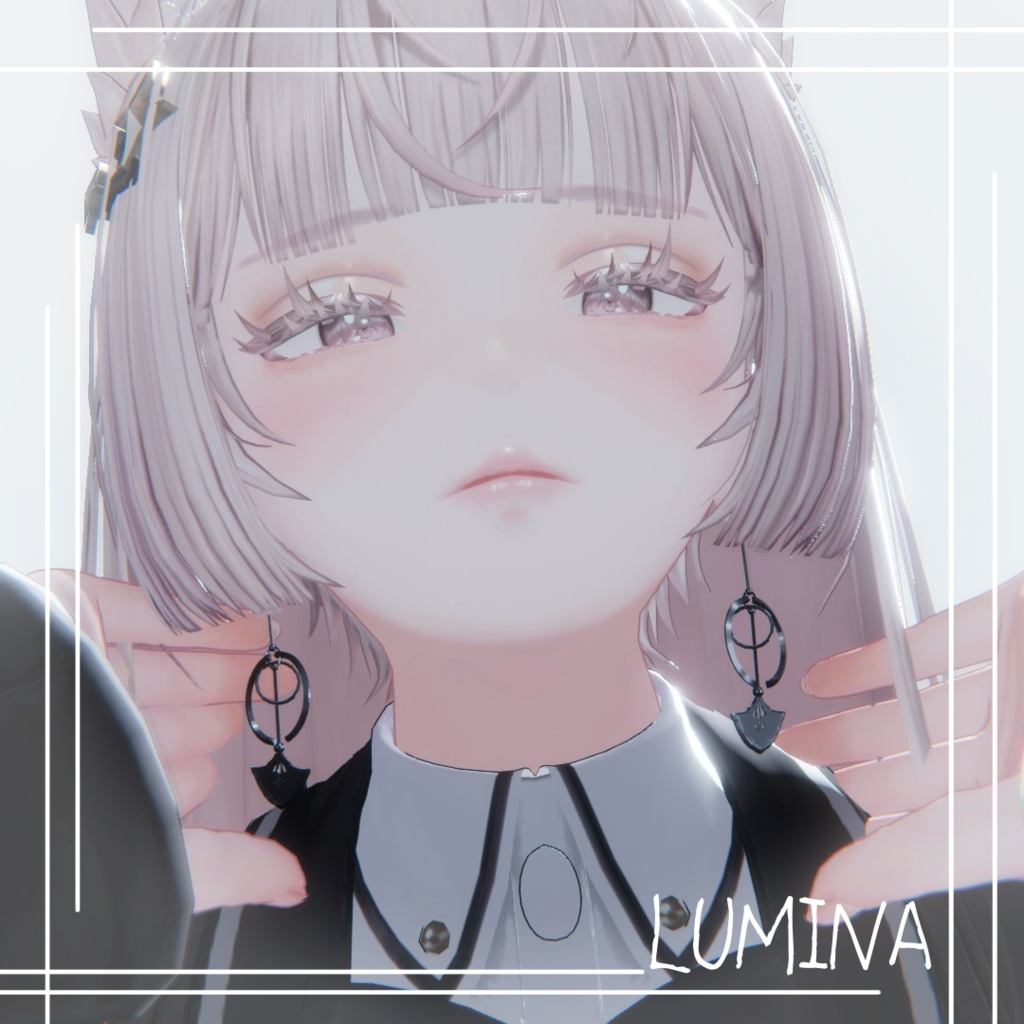 【VRC想定アクセサリー】上弦ピアス