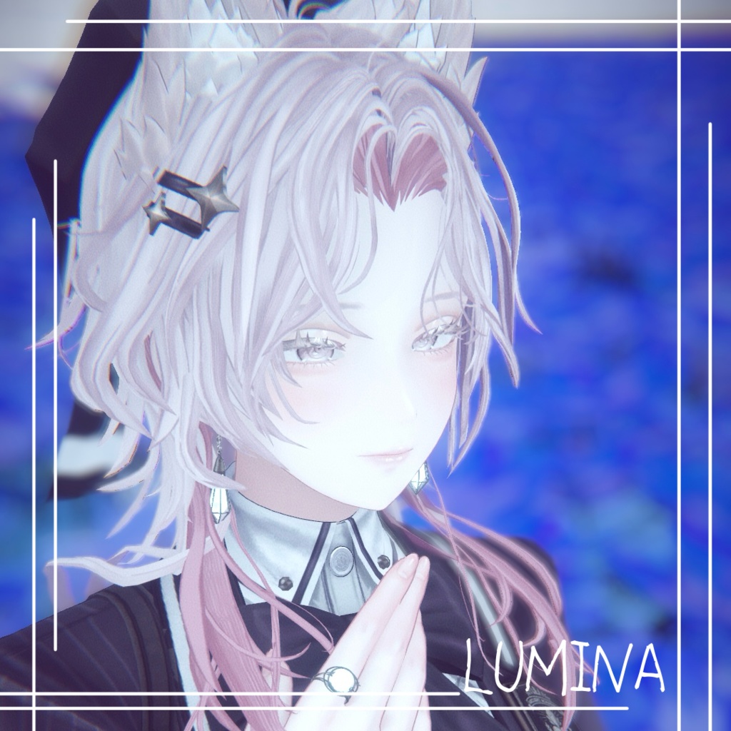 【VRC Hair】跳ねっ毛センターパート