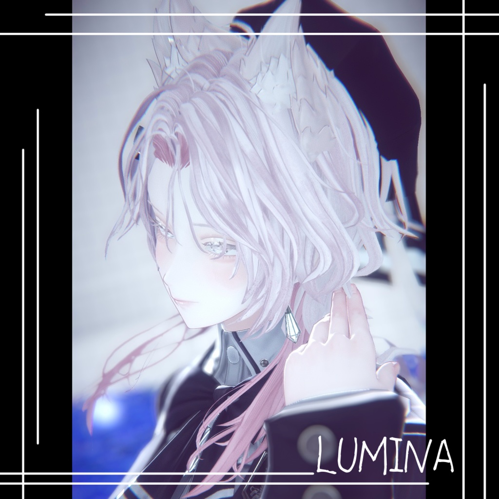 【VRC Hair】跳ねっ毛センターパート