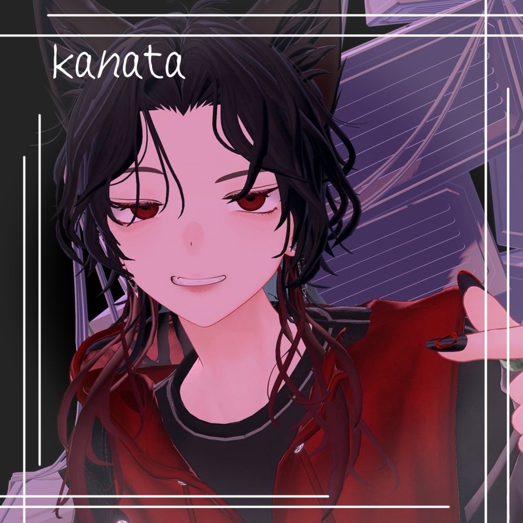 【VRC Hair】跳ねっ毛センターパート