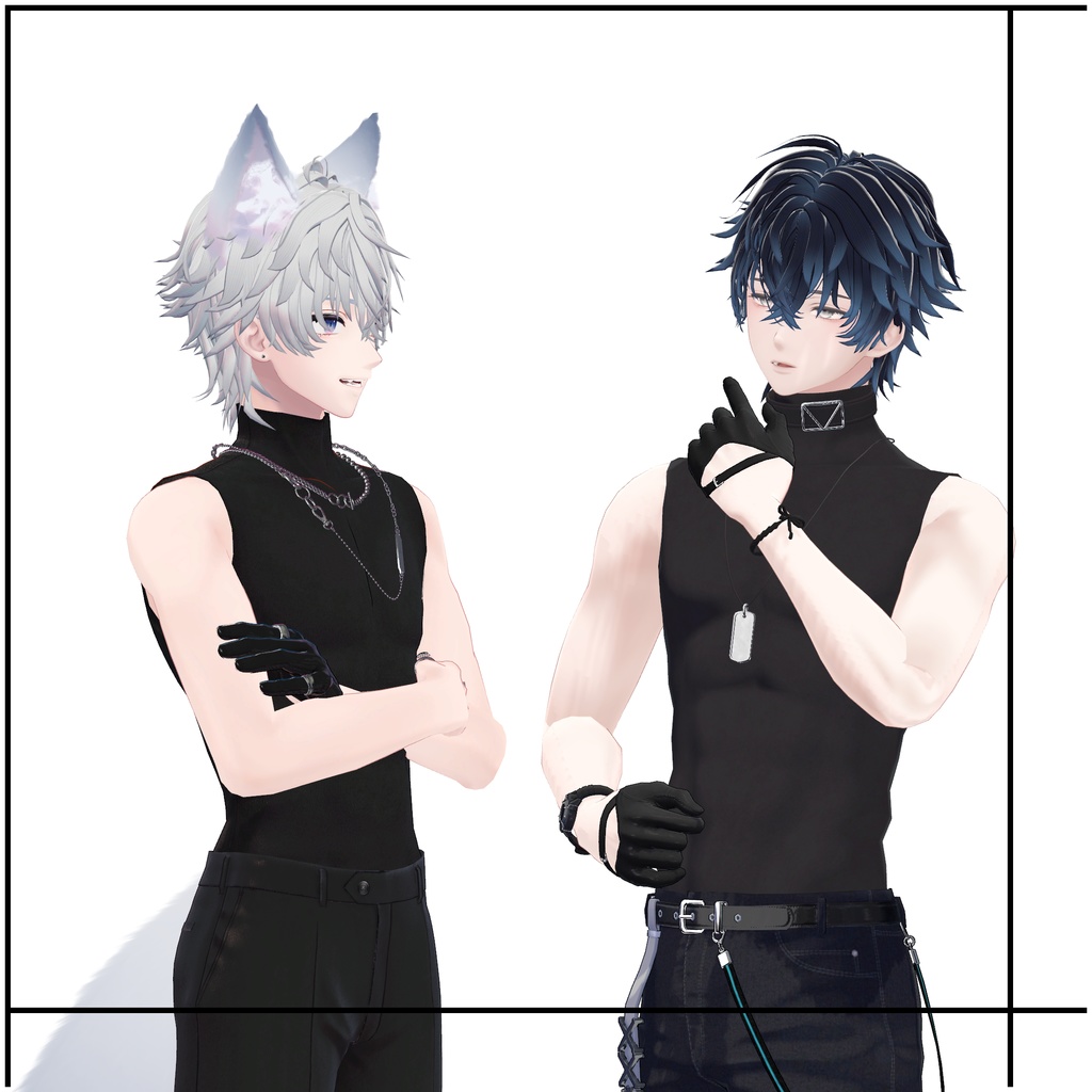 【VRC Hair】dominate hair【ドミネイトヘアー】