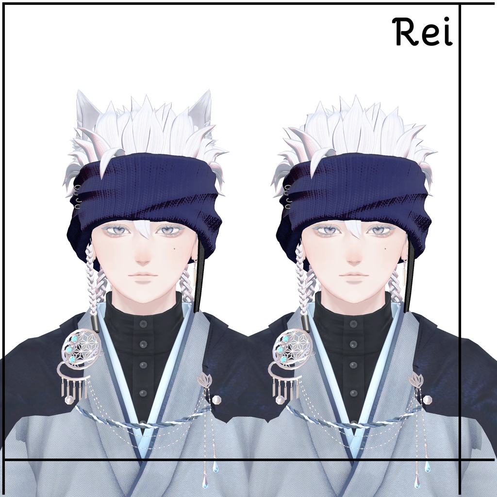 【VRC Hair】bandana hair【バンダナヘアー】