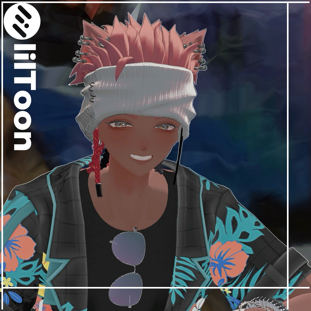 【VRC Hair】bandana hair【バンダナヘアー】