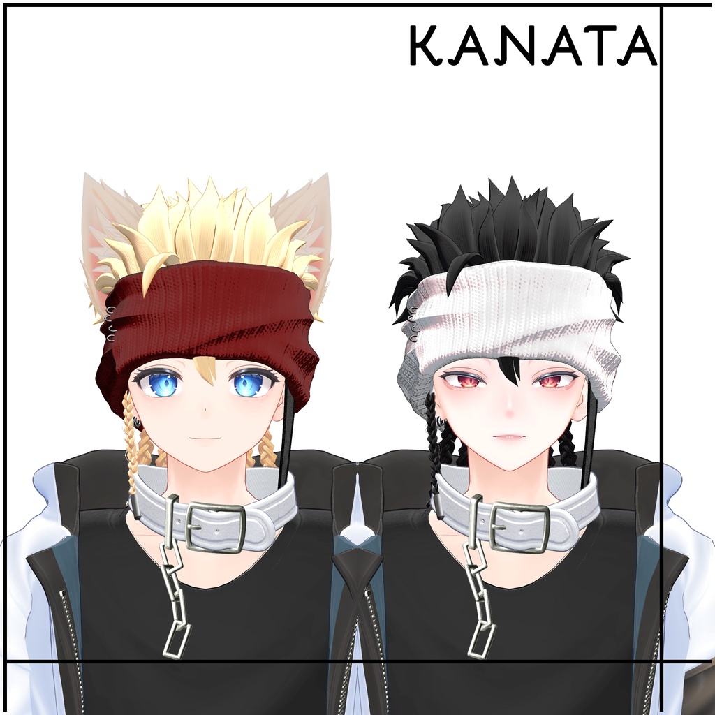 【VRC Hair】bandana hair【バンダナヘアー】