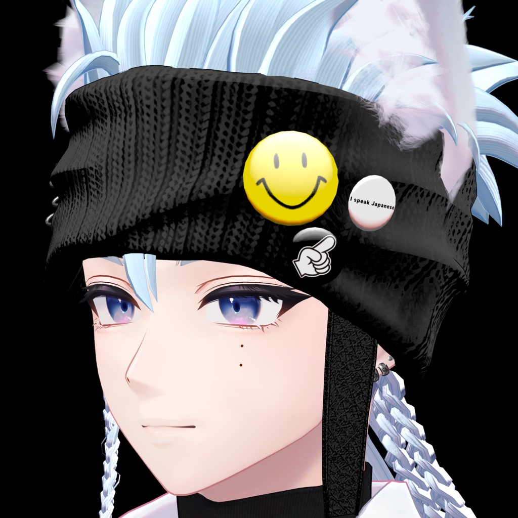 【VRC Hair】bandana hair【バンダナヘアー】
