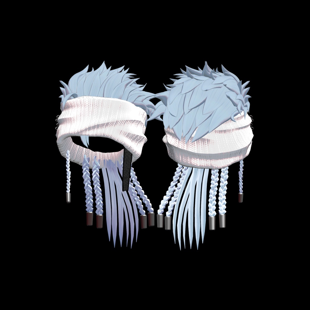 【VRC Hair】bandana hair【バンダナヘアー】