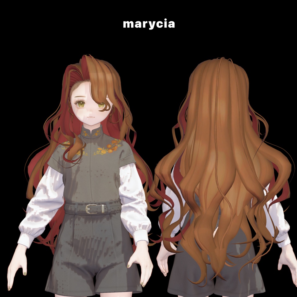 販売記念セール‼【VRC Hair】Black swan hair【ブラックスワンヘアー】
