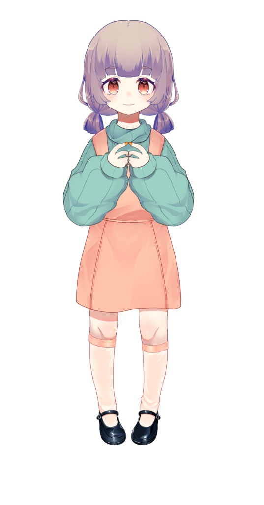 【汎用モデル】表情・コントローラー差分付き女の子【Live2D】