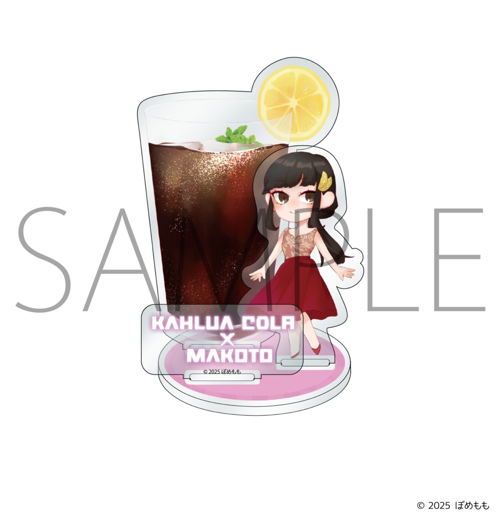 【受注販売】『ぽめもも』バースデーカクテルアクリルスタンド 斎当麻琴