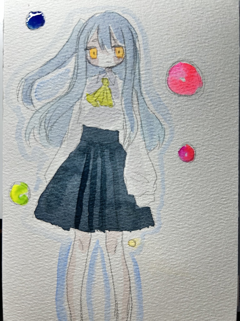 水彩原画