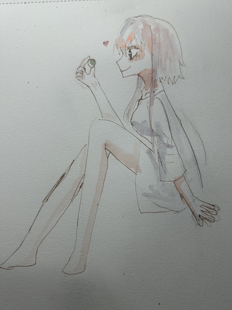 水彩原画17cm×15cm