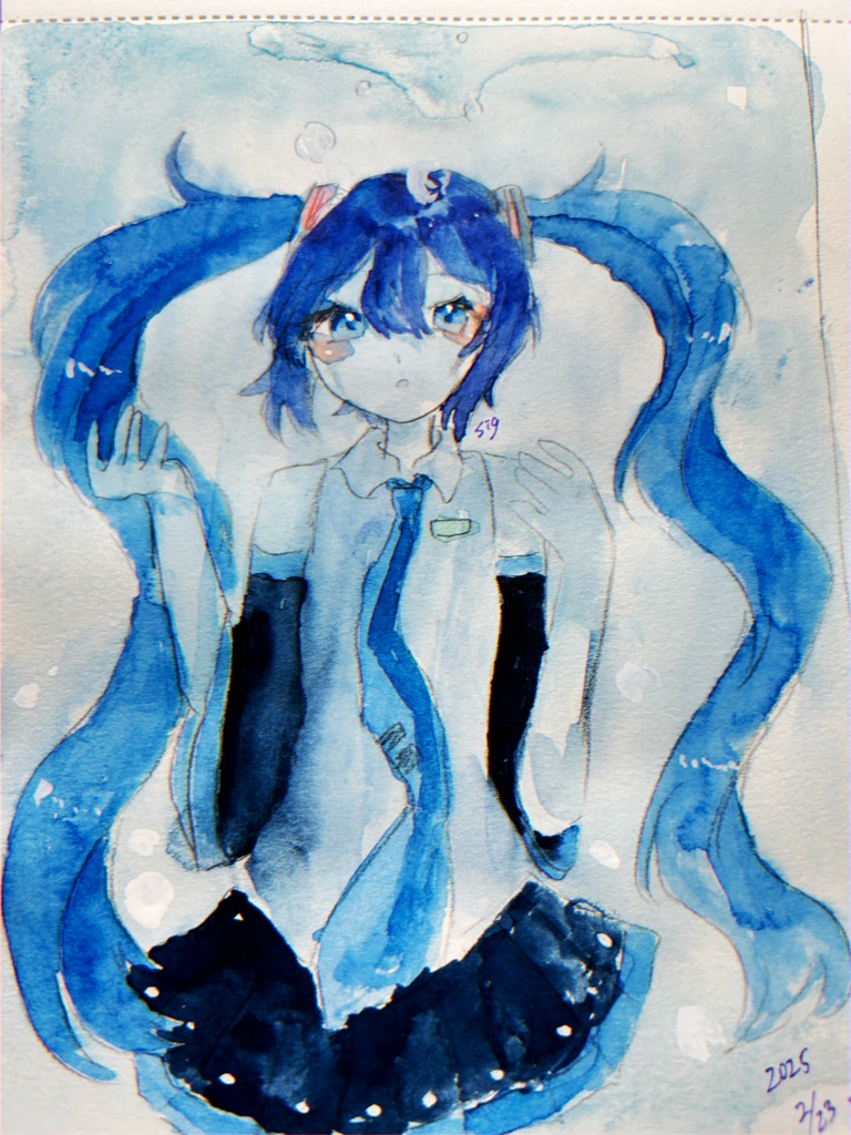 初音ミク18×14.5cm