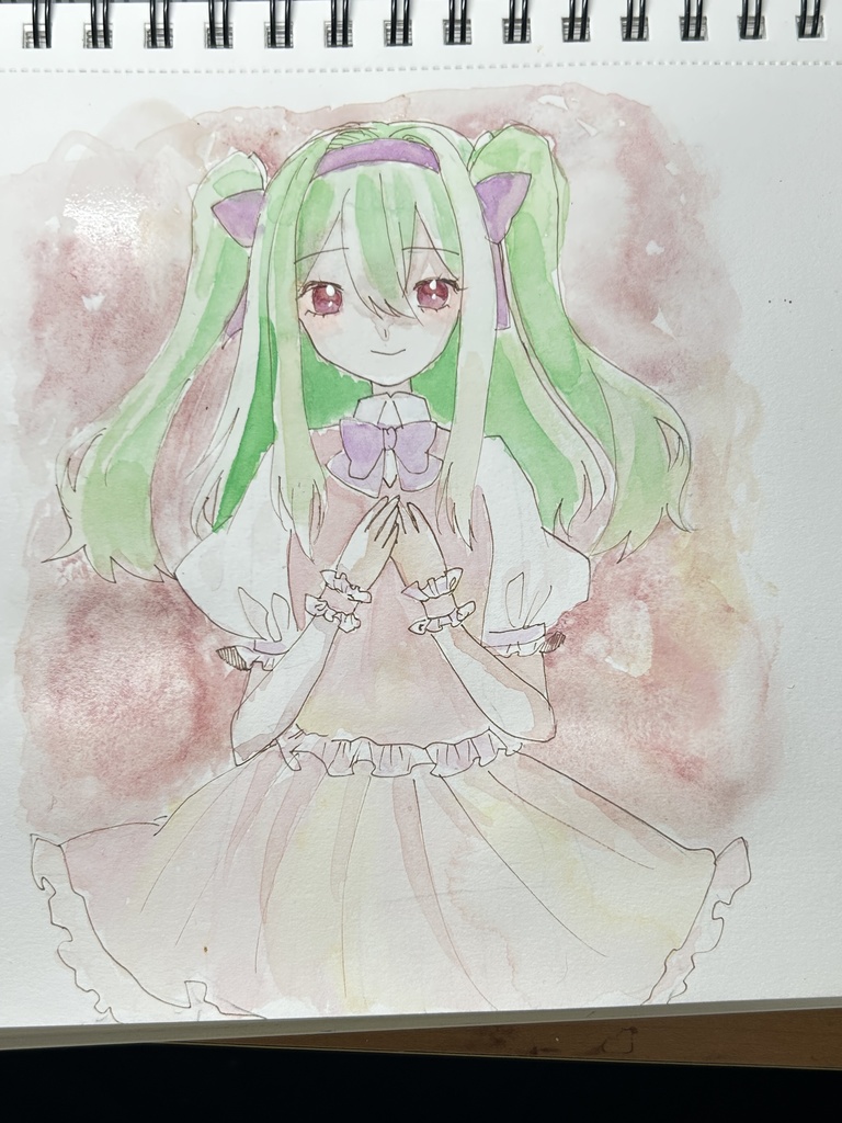 水彩原画18cm×15cm
