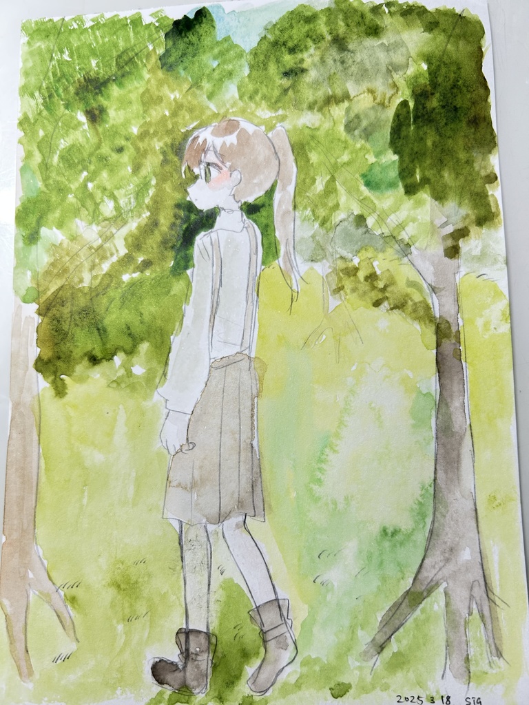 水彩原画 A5