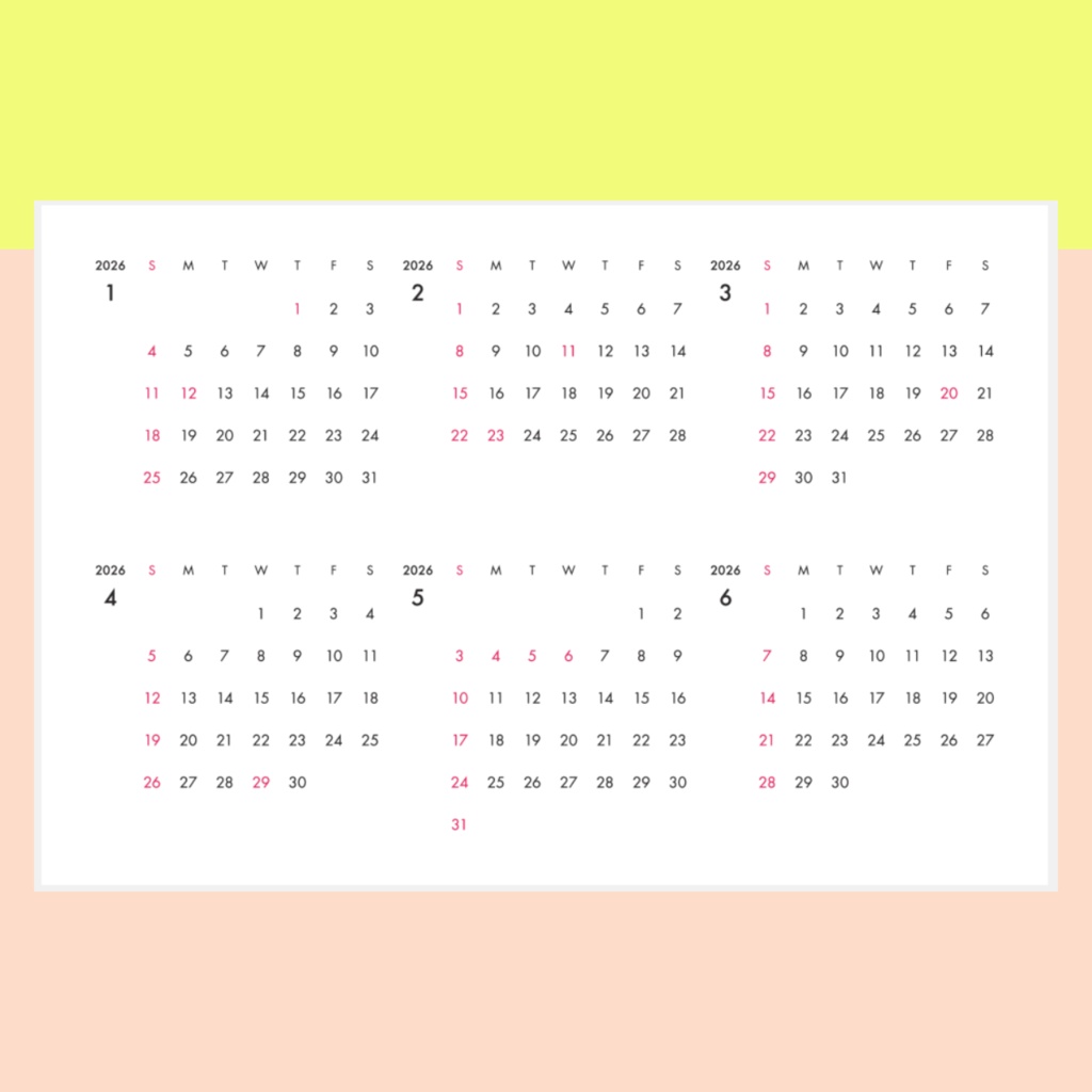 2026年卓上カレンダー「きゃわ♡っていいなキャレンダー2026」送料込み 木製スタンド付き