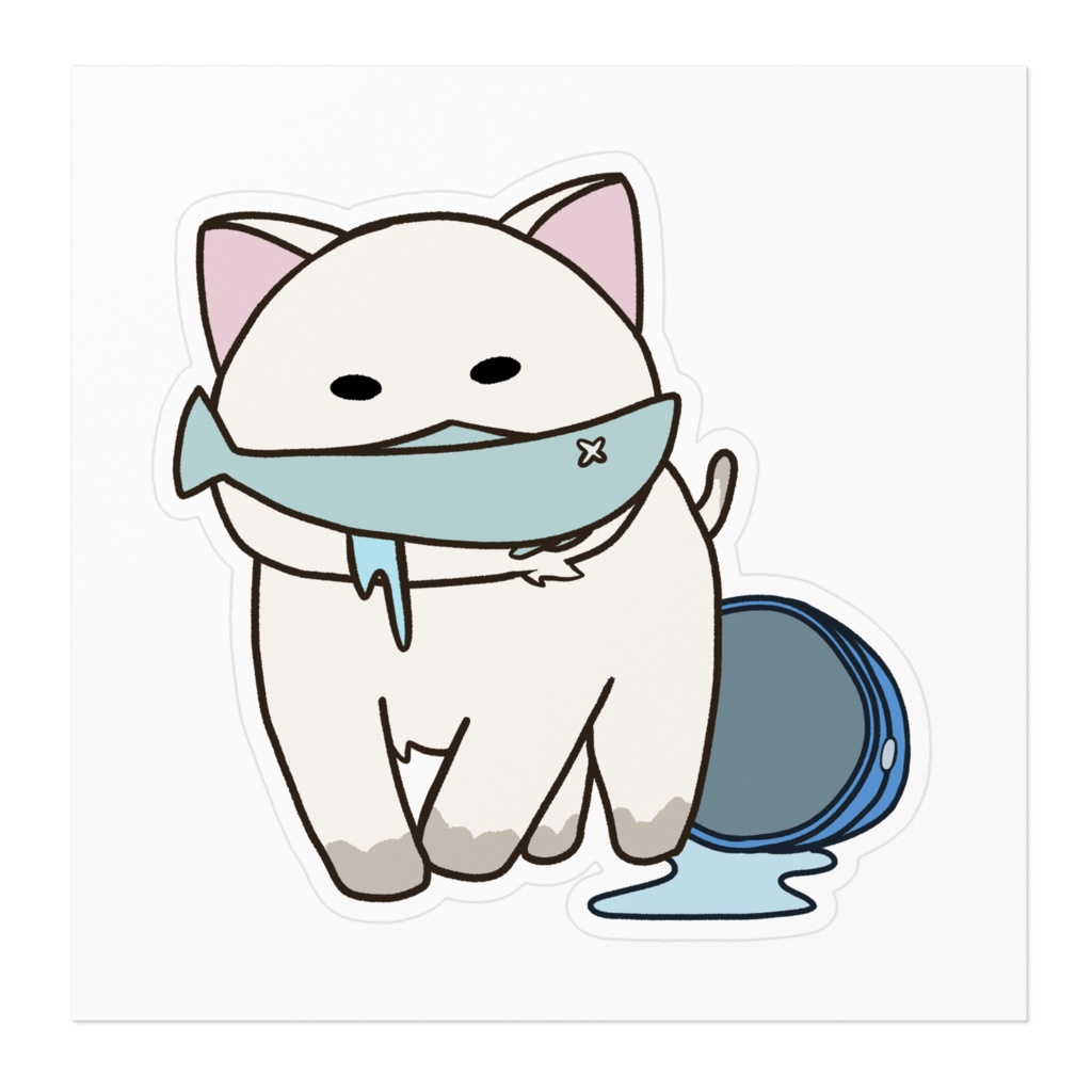 れいねこ ステッカー