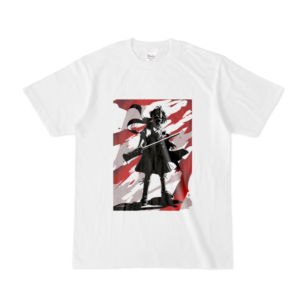楓原万葉 シルエット Tシャツ