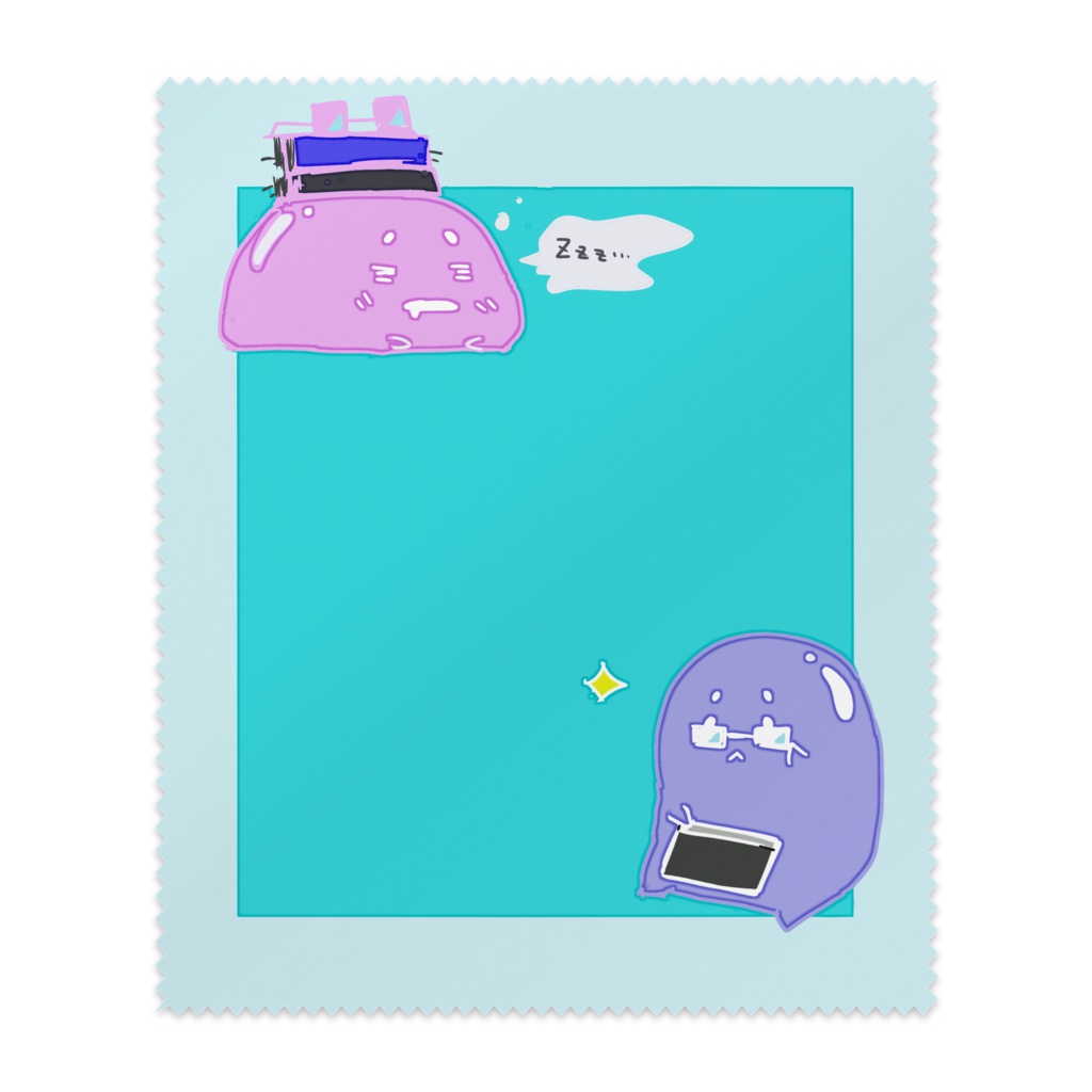 【軟体さん】休むのも仕事のうちだぞメガネ拭き