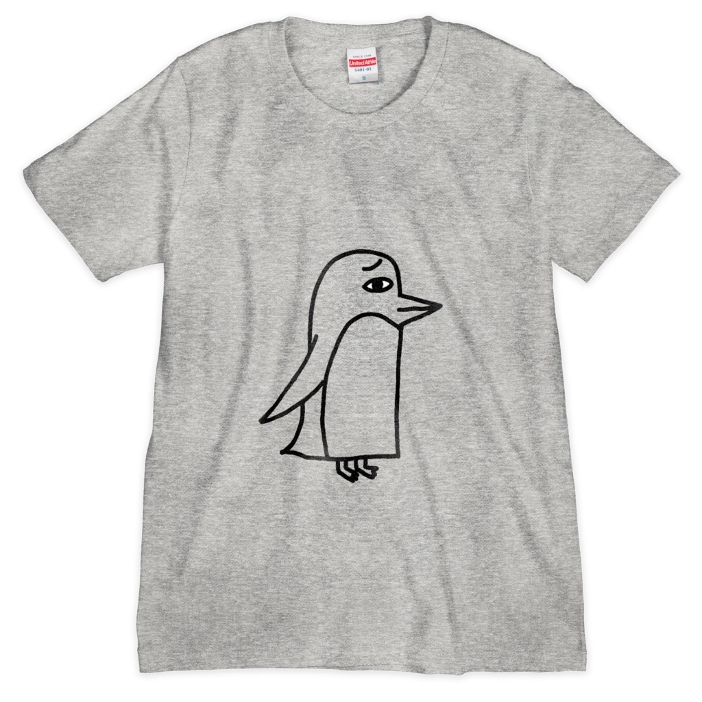 ペンギシTシャツ(シルクスクリーン刷り)