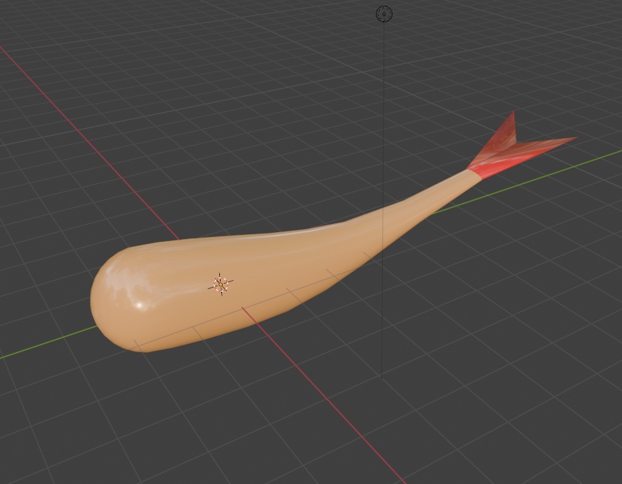 ※無料 エビフライのうきわ…?【3Dモデル】
