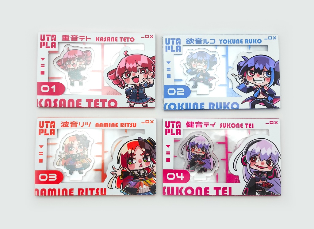 プラモ風ミニアクリルスタンド UTAPLA【第1弾】