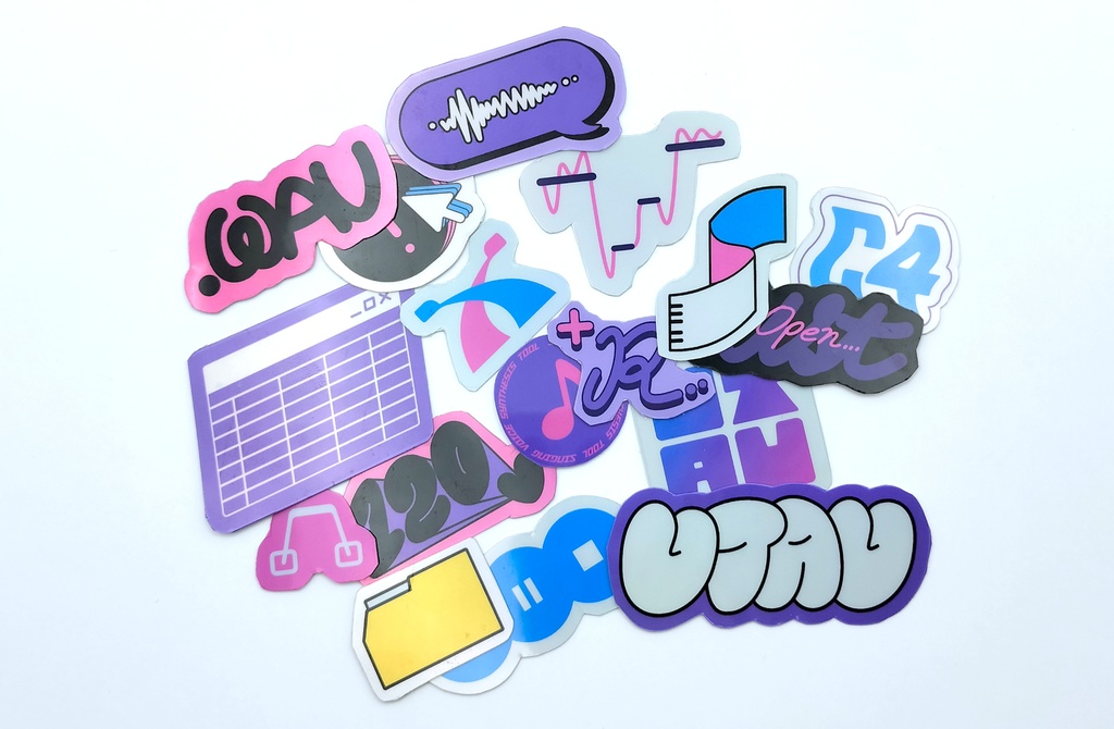 UTAUイメージフレークシール【ORIGINAL】