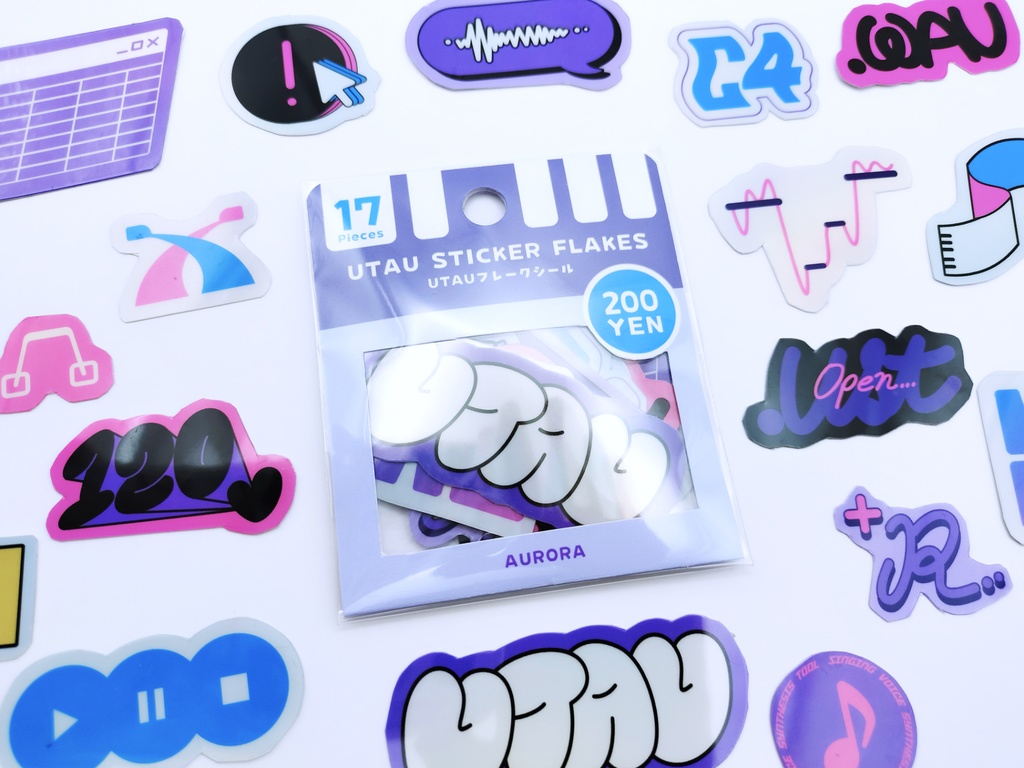 UTAUイメージフレークシール【ORIGINAL】