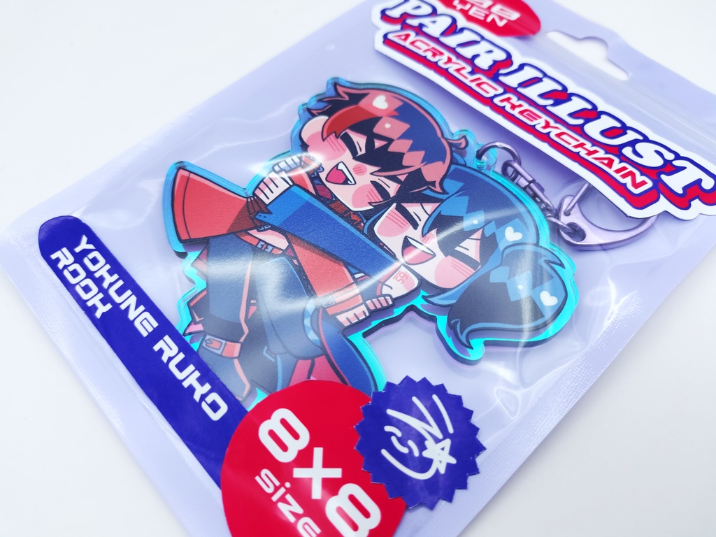 欲音ルコ&ルーク アクリルキーホルダー