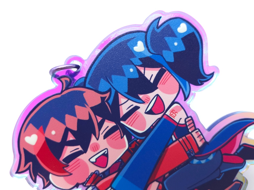 欲音ルコ&ルーク アクリルキーホルダー