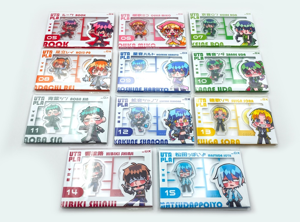 プラモ風ミニアクリルスタンド UTAPLA【第2弾】