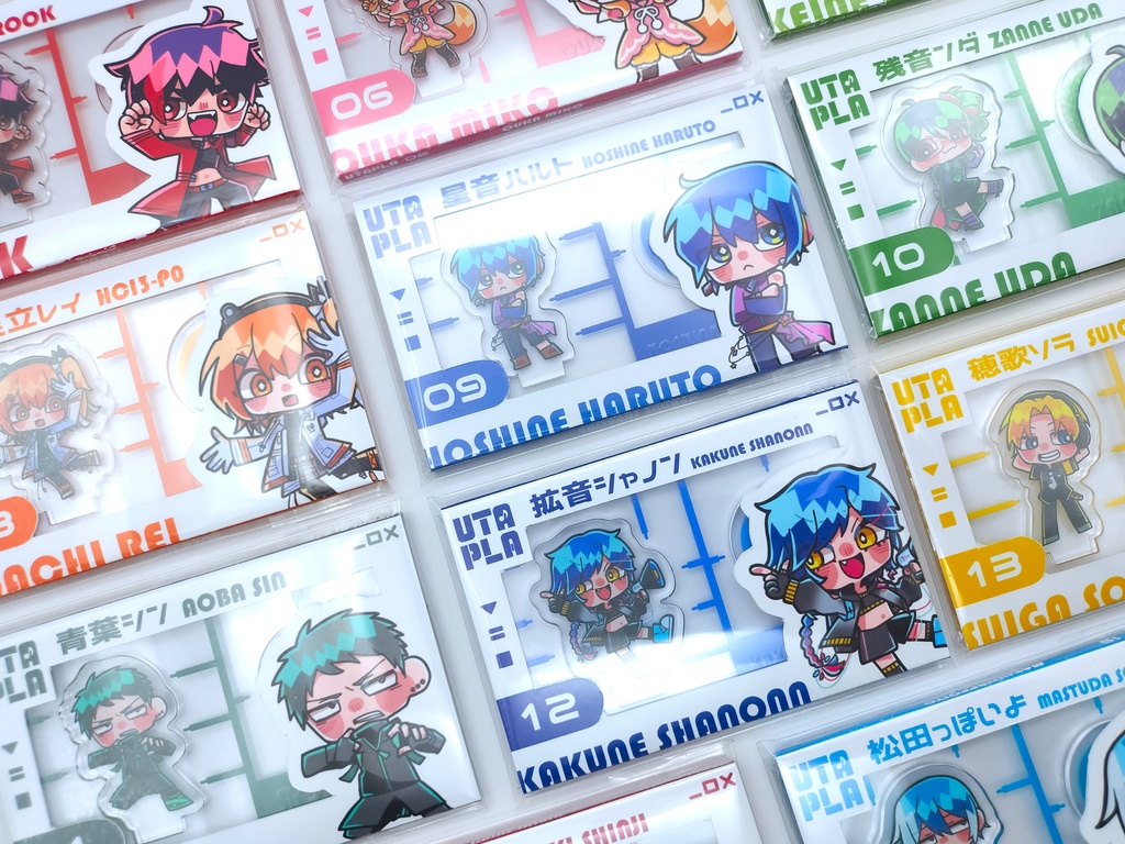 プラモ風ミニアクリルスタンド UTAPLA【第2弾】