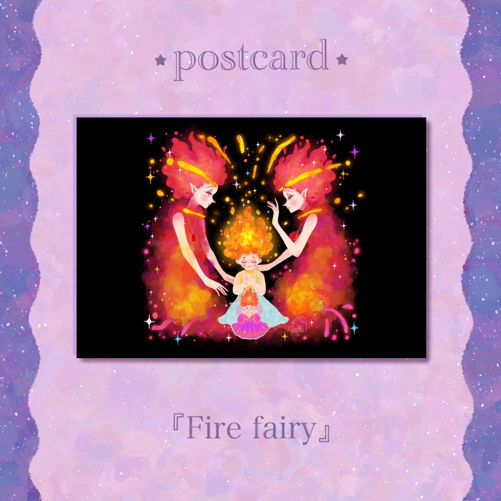 『Rainbow fairy』ポストカードセット