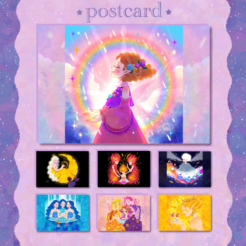 『Rainbow fairy』ポストカード