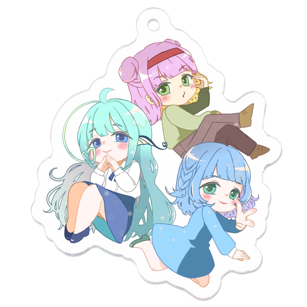 わんぱくアクリルキーホルダー♪