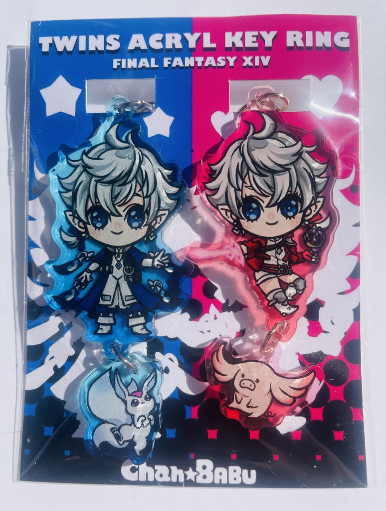 【FF14】アルフィノ・アリゼーTWINSアクキー