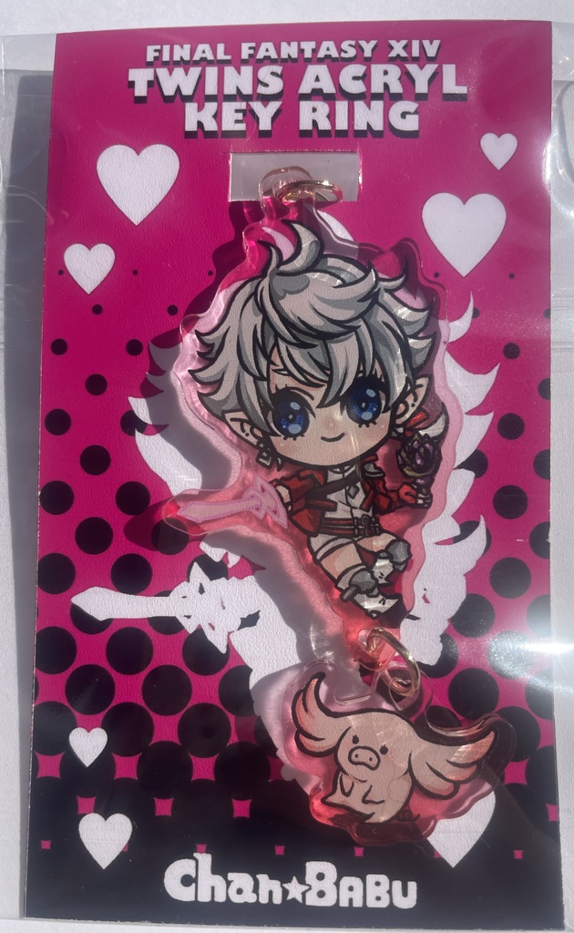 【FF14】アルフィノ・アリゼーTWINSアクキー