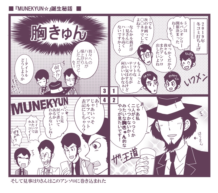 【同人誌版】ルパン×銭形警部 アンソロジー「MUNEKYUN〜ムネキュン〜」