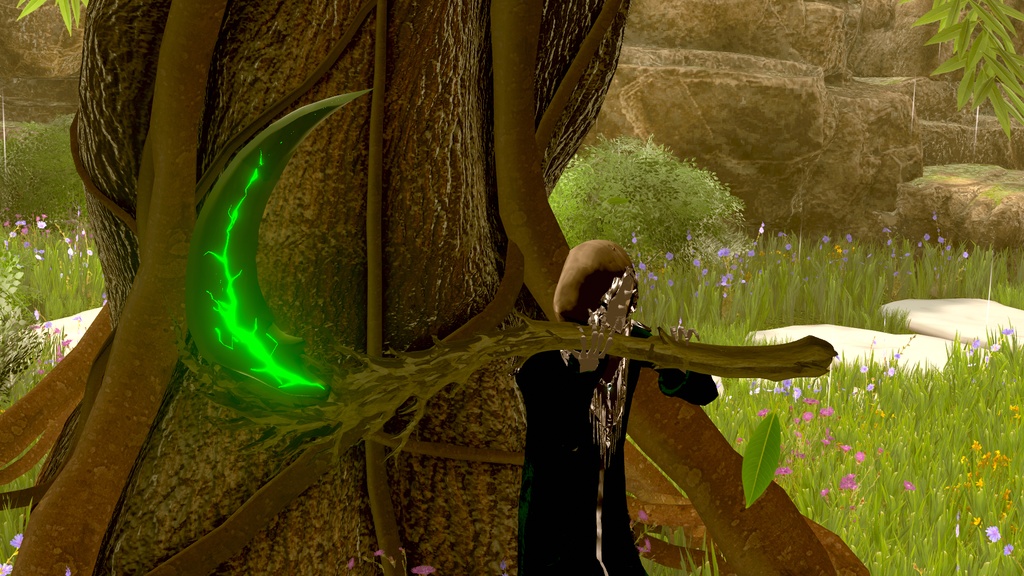 【3Dモデル】オリジナル武器「冥樹の鎌」