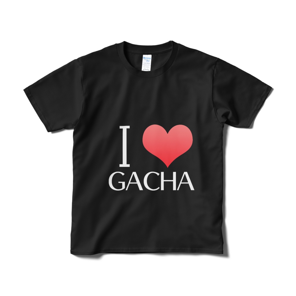 ILOVEGACHA Tシャツ黒