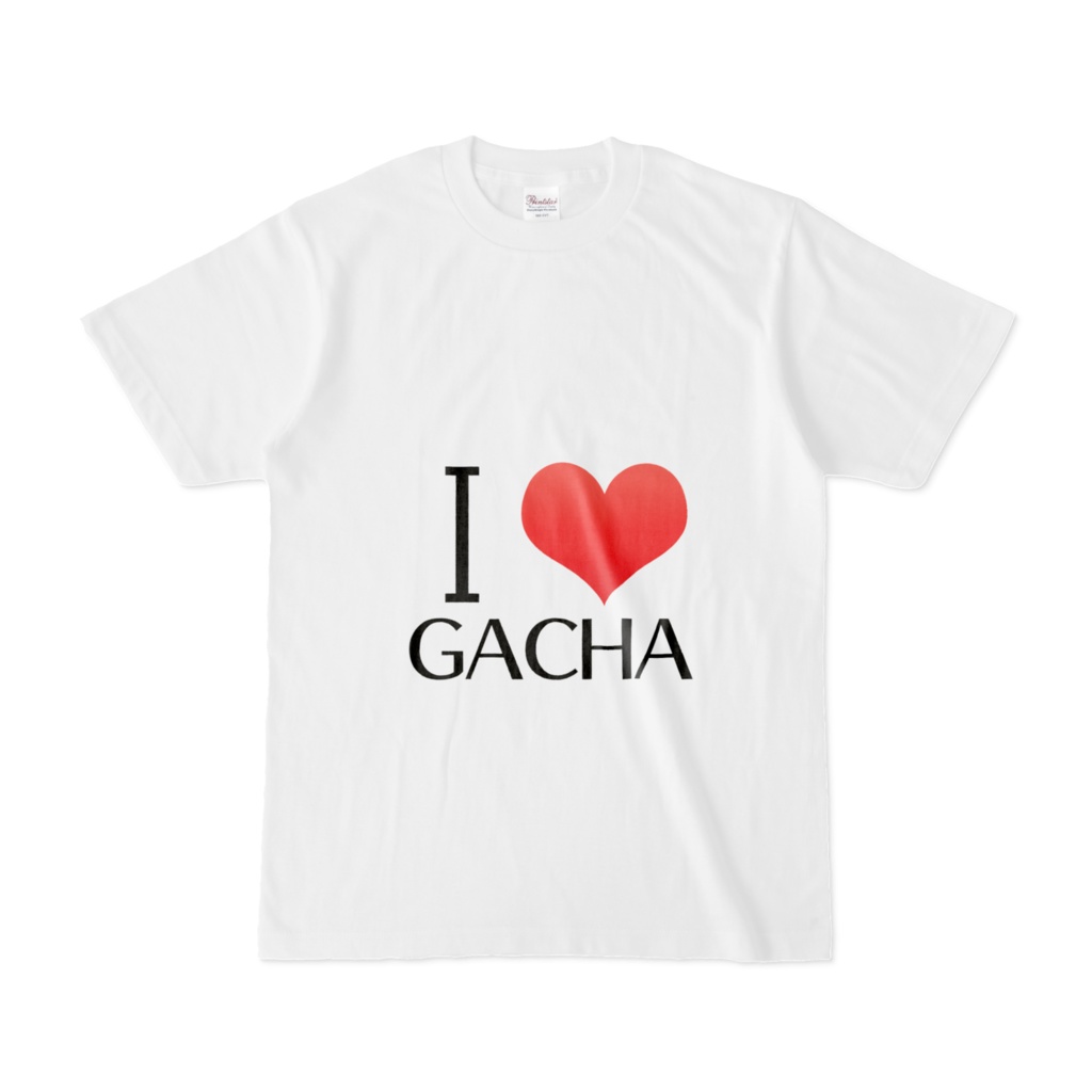ILOVEGACHA Tシャツ白