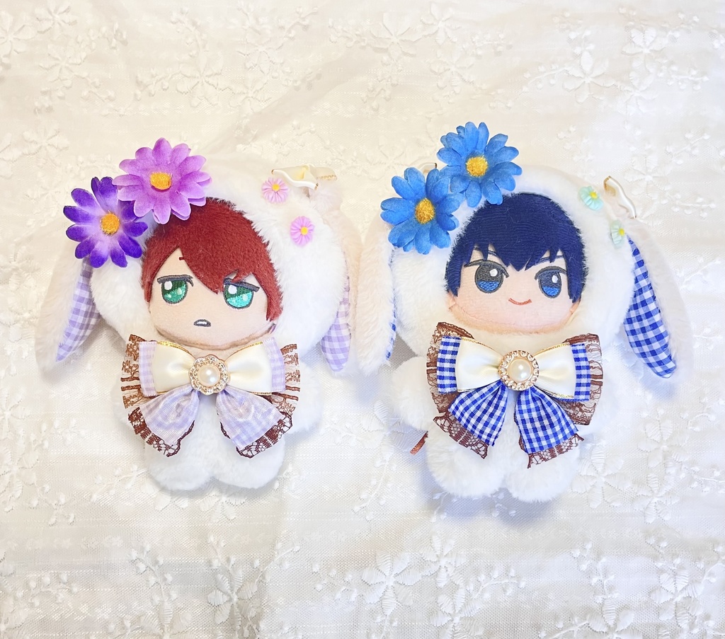 お花畑のうさちゃん着ぐるみ(きらどる・ちびぐるみサイズ)