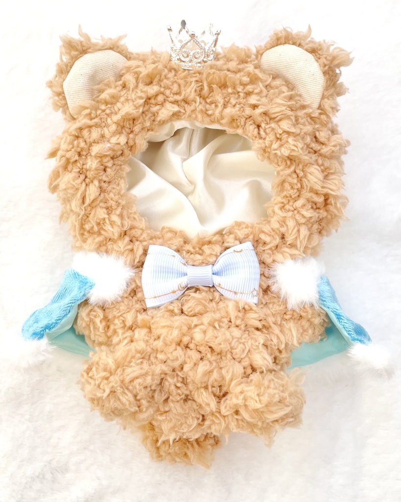 テディベア風おすわり着ぐるみ(ちびぐるみ・きらどるサイズ)