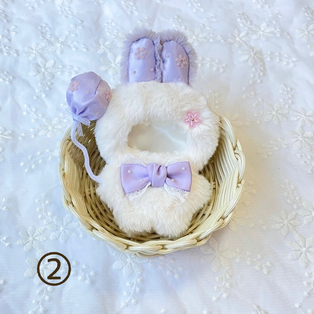 風船うさちゃん着ぐるみ(10cmぬいサイズ)