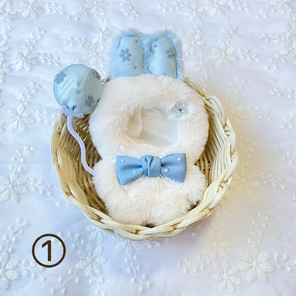 風船うさちゃん着ぐるみ(10cmぬいサイズ)