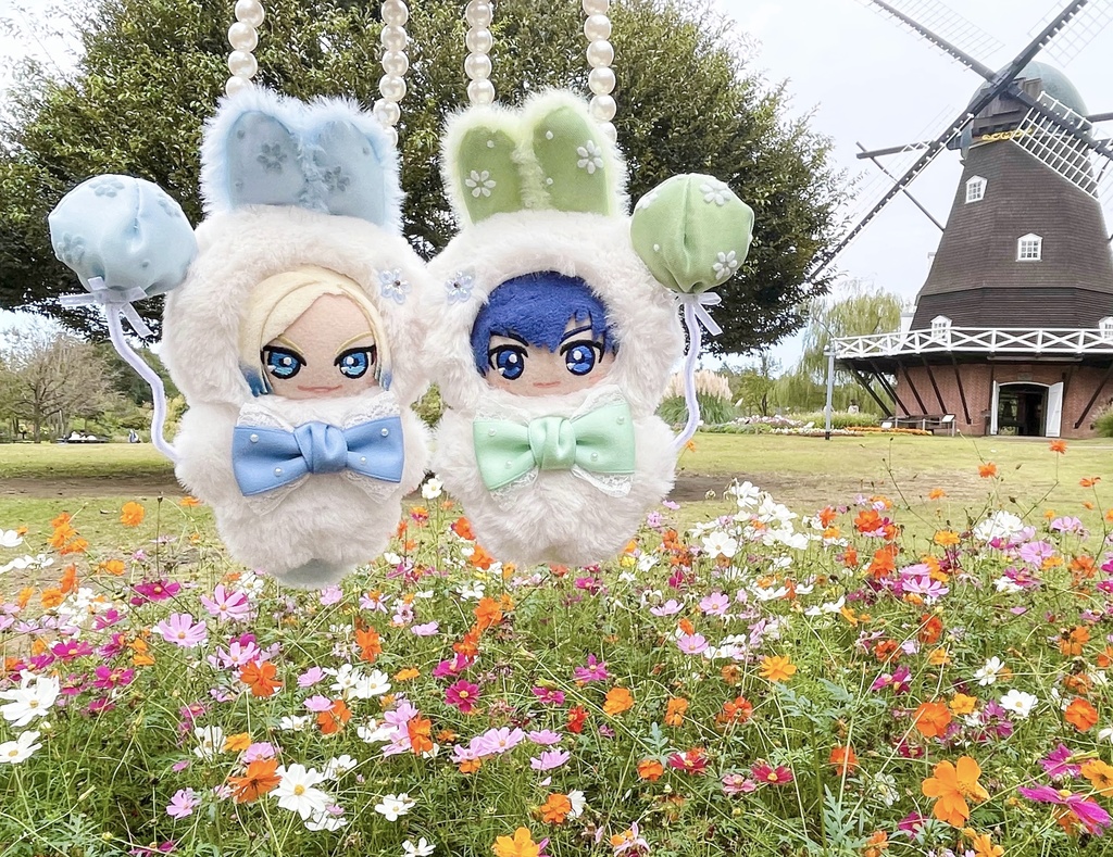 風船うさちゃん着ぐるみ(10cmぬいサイズ)